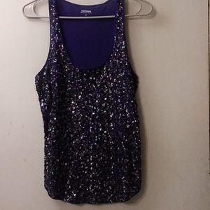 Express Sequin Tank